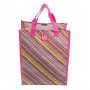 Colorful Laminated Tote Bag 11.8" W x 15.5" H x 7" D